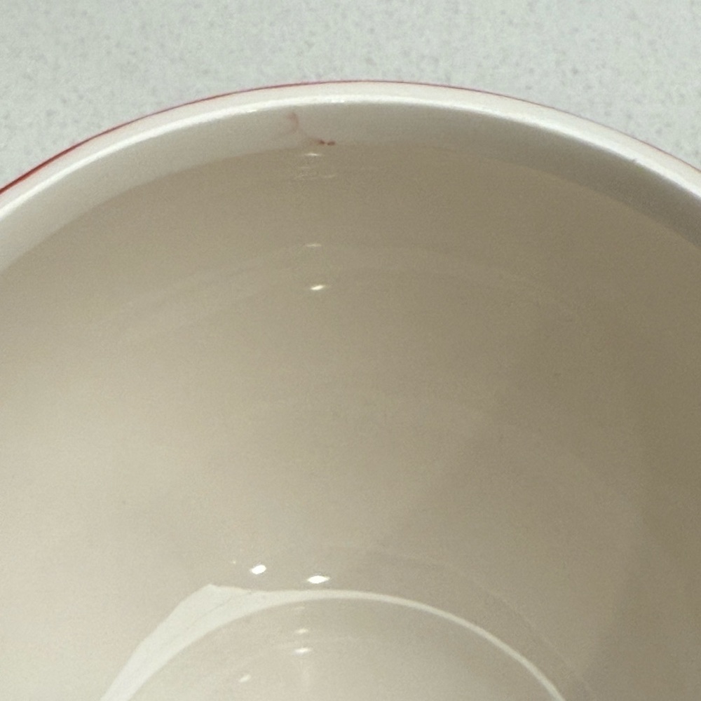 Harry & David Holiday Christmas Mug Red and White Starburst Pattern Ceramic - Picture 8 of 10